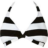 Roxy Line-Up 70's Halter D-Cup Bikini Top - Women's