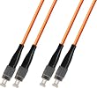 100M Multimode Duplex Fiber Optic Cable (50/125) - FC to FC