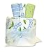 Trend Lab Bath Gift Cake Towel and Washcloth Set, Caterpillar