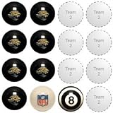 Jacksonville Jaguars 1-TEAM BILLIARDS/POOL TABLE BALL SET (9)