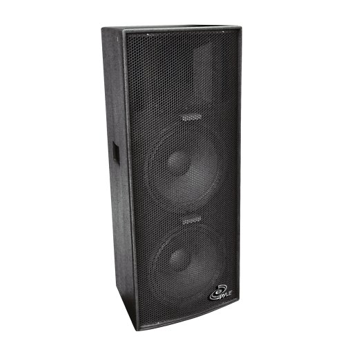 PylePro PPAD122 Dual 12-Inch Heavy Duty 3-Way Speaker Cabinet On Sale