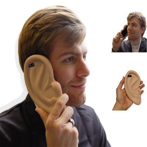 Xtra-Funky Exclusive Giant Ear Silicon Rubber Case Cover For iPhone 5 - 5S Xtra-Funky Exclusive Giant Ear Silicon Rubber Case Cover For iPhone 5 - 5S