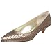 AK Anne Klein Women's Peach Kitten-Heel Pump