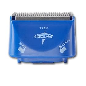 ^DISPOSABLE CLIPPER BLADES FOR MEDICLIP SURGICAL CLIPPER ITEM DYND70840. SHAVES CLOSER TO THE SKIN THAN DYND70845. FOR PREOPERATIVE HAIR REMOVAL. SNAP BLADE ONTO CLIPPER; USE AT 30-40 DEGREE ANGLE; REMOVE BLADE BY PRESSING "RELEASE" BUTTONS ON CLIPPER. GP