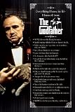 The Godfather - Movie Poster (Everything I know in life I learned from The Godfather) (Size: 24 x 36)