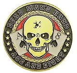 41qwDG9xc3L. SL160  Da Vinci Hand Painted Poker Card Guard Protector, Dead Mans Hand