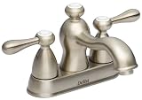 Delta Coventry Two-Handle Centerset Bathroom Faucet, Stainless Steel #2572SS-272SS