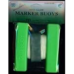Fishing Marker Buoys Green Set of 4