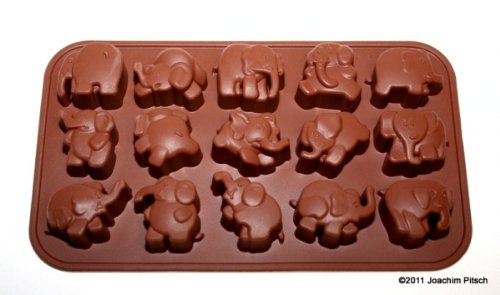 Silikon Pralinenform Elefanten