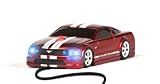 Wired Mouse - Mustang GT Red with White Stripes