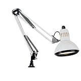 Alvin G2540-D Swing-arm Lamp, White, 32in extension by Alvin
