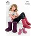 UGG Boots Style Knitting Pattern (Baby - Adult) 3344