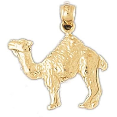 Cheap Girls Jewelry Dazzlers Solid 14k Gold Camel Charm Pendant Available in three colors from jewelsberry (weights: 2.3 grams only) For Sale