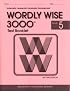 Wordly Wise 3000 Grade 5 Single Test - 2nd Edition