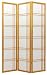 Asian Home D&Atilde;&copy;cor - Double Cross Double Sided Shoji Privacy Screen Room Divider - 3 Panel Honey