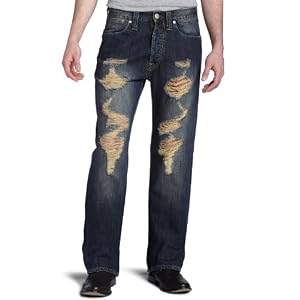 Ed Hardy Men's Mini Ed Embro. Jeans