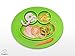 OSABO | Happy Frog Mat - One-piece silicone placemat + plate (Green) - Children Placemats