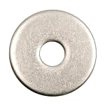 MIL-SPEC Flat Washer, Meets Spec MS15795, 18-8 Stainless Steel, Round Shape, USA Made, #4 Bolt Size , 0.125