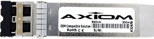 Axiom SFP-10G-SR-X-AX SFP+ transceiver module ( equivalent to: Cisco SFP-10G-SR-X ) - 10 Gigabit Ethernet - 10GBase-SR - LC multi-mode - up to 984 ft - 850 nm