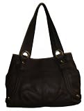 Women's Tignanello Genuine Leather Round It Up Shopper Handbag (Brown)