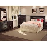 Noble Full/Queen Headboard Bedroom Set in Dark Mahogany
