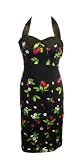 50′s Cherry Burlesque Pencil Dress