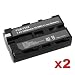 eForCity 2X Battery Compatible with Sony Mavica NP-F550 NP-F330 NP-F730 F750