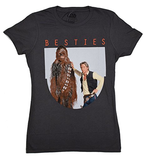 Star Wars Han Solo Chewie Besties Juniors T-shirt