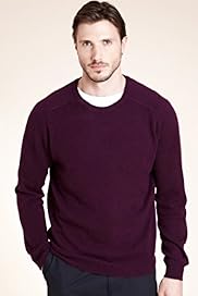 Blue Harbour Heritage Lambswool Rich Ribbed Trim Jumper