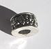 10mm Silver Spacer Bead Fits Pandora Flowers and Leaves