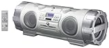 JVC RV NB 10 W MP3-CD-Radiorekorder silber -weiß