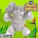Webkinz Elephant with Webkinz Magnetic Bookmark
