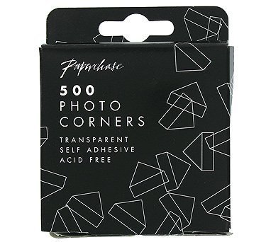 Paperchase Transparent Photo Corners - Pack of 500