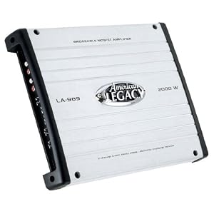 LEGACY LA989 2000 Watt 2 Channel Bridgeable MOSFET Amplifier