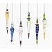 12 Beautiful Multicolor GLASS ICICLE Christmas Ornaments/HOLIDAY Tree DECOR/Dozen/GIFT/DECORATIONS