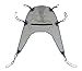 Universal Mesh Bath Patient Lift Sling with Head Support, Divided Leg Shower Sling, (Large)