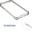 Emixc iPhone 7 Case, Crystal Clear Back Cover [Shock Absorption/Drop Protection] Air Cushions Hard Plastic PC+TPU Protective Case for iPhone 7(4.7inch)(2016) (Transparent Black)