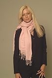 2 PLY PURE PASHMINA REGULAR SHAWL (POWDER PINK)
