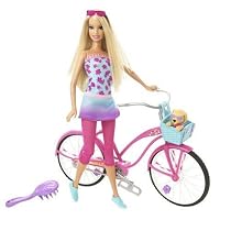 Barbie Beach Party Doll And Bicycle