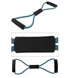 Buyincoins 1PCS Resistance Bands Tube Workout Exercise for Yoga 8 Type Random colour