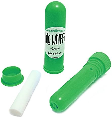 Aromatherapy Essential Oil Blank Nasal Inhaler Sticks - Plastic Tubes Tools for Aroma Oils (1, green)