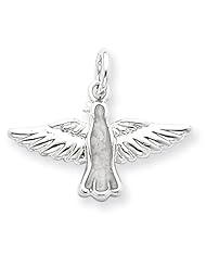 Sterling Silver Enameled Holy Spirit Charm