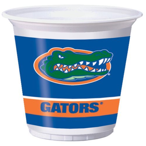Creative Converting Florida Gators Printed 20 Oz. Plastic Cups (8 Count)