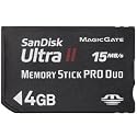 Sandisk SDMSPDH-004G-A11 4GB/15MB Ultra II MSPD Card (Black)