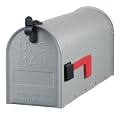 Solar ST100000 Group Standard Gauge Galvanized Steel Mailbox