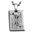 316L Stainless Steel Pendant - Jack of Spades