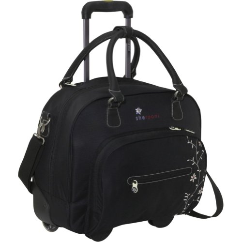 Sherpani Flite Wheeled Briefcase - Black