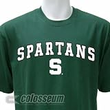 Michigan State Spartans Quality Embroidered T Shirt