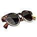 zeroUV - Vintage Inspired Bold Circle Round Sunglasses w/ Key-Hole Bridge