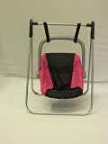 Mommy & me 2 in 1 Doll Swing & carrier hot pink and black
